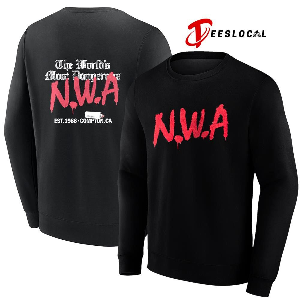 The world’s mosr dangerous NWA est 1987 logo shirt