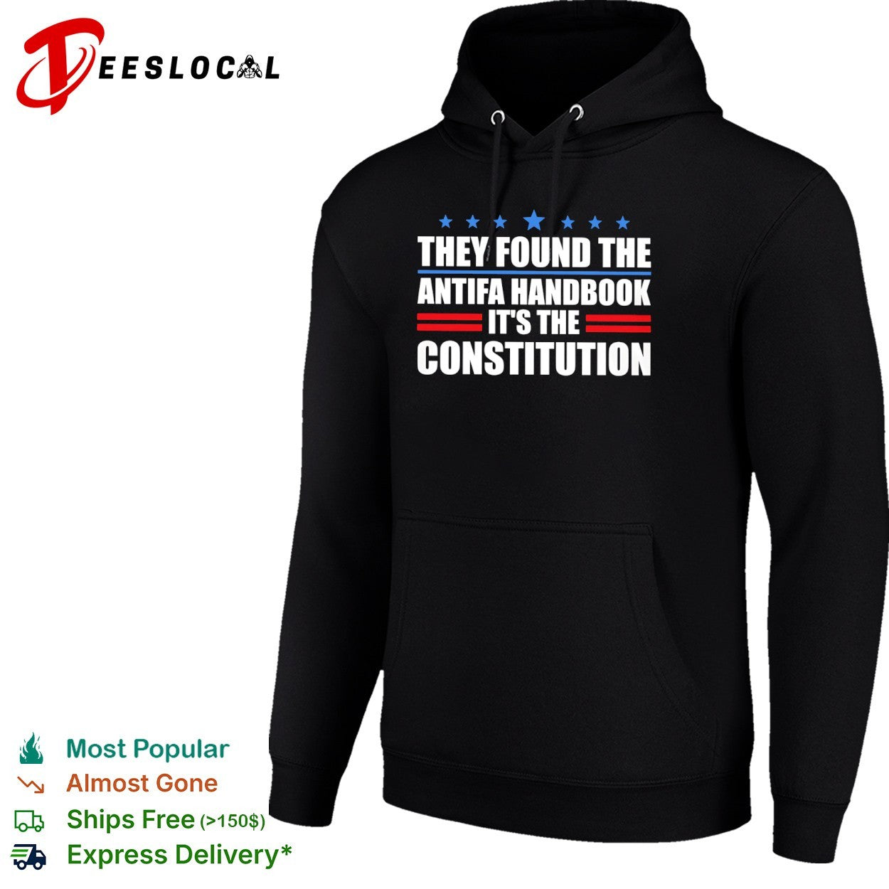 They found the antifa handbook it is the constitution shirt