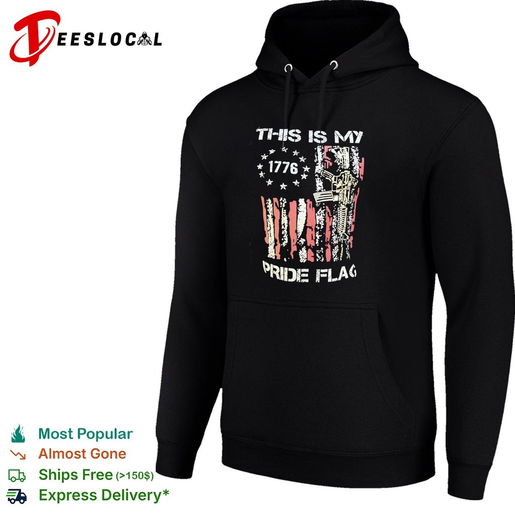 This Is My Pride Flag 1776 American Flag Rifle Second Amendment Patriotism shirt