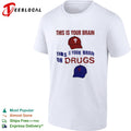 This is your brain this is your brain on drugs Philadelphia Phillies and New York Mets shirt