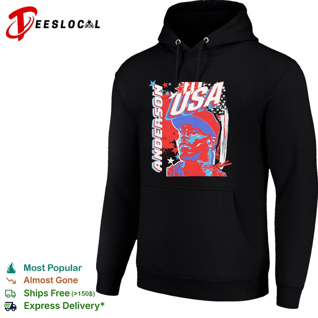 Tim Anderson USA Chicago White Sox MLB Baseball player portrait shirt