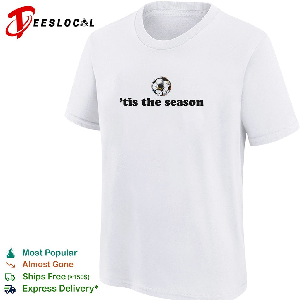 Tis the season soccer ball shirt