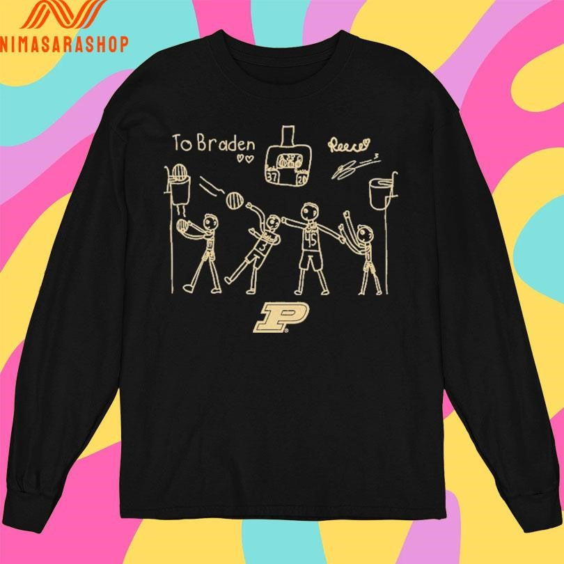To Braden Reece Purdue Boilermakers Men’s Basketball Shirts