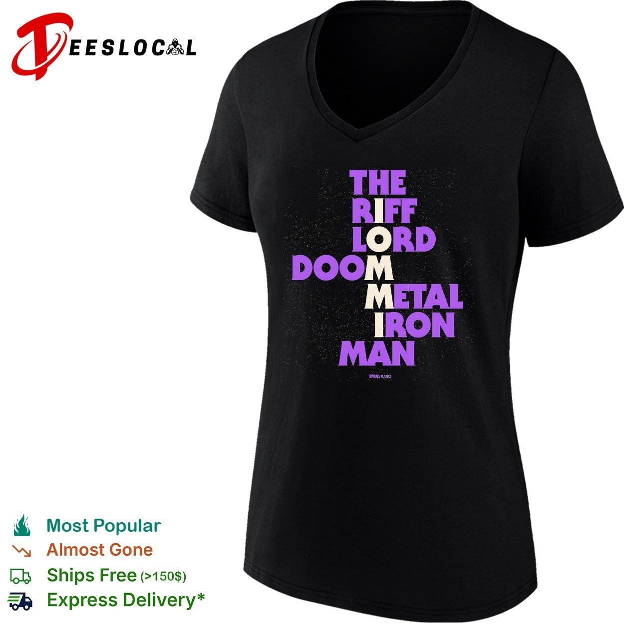 Tony Iommi the riff lord doom metal iron man shirt