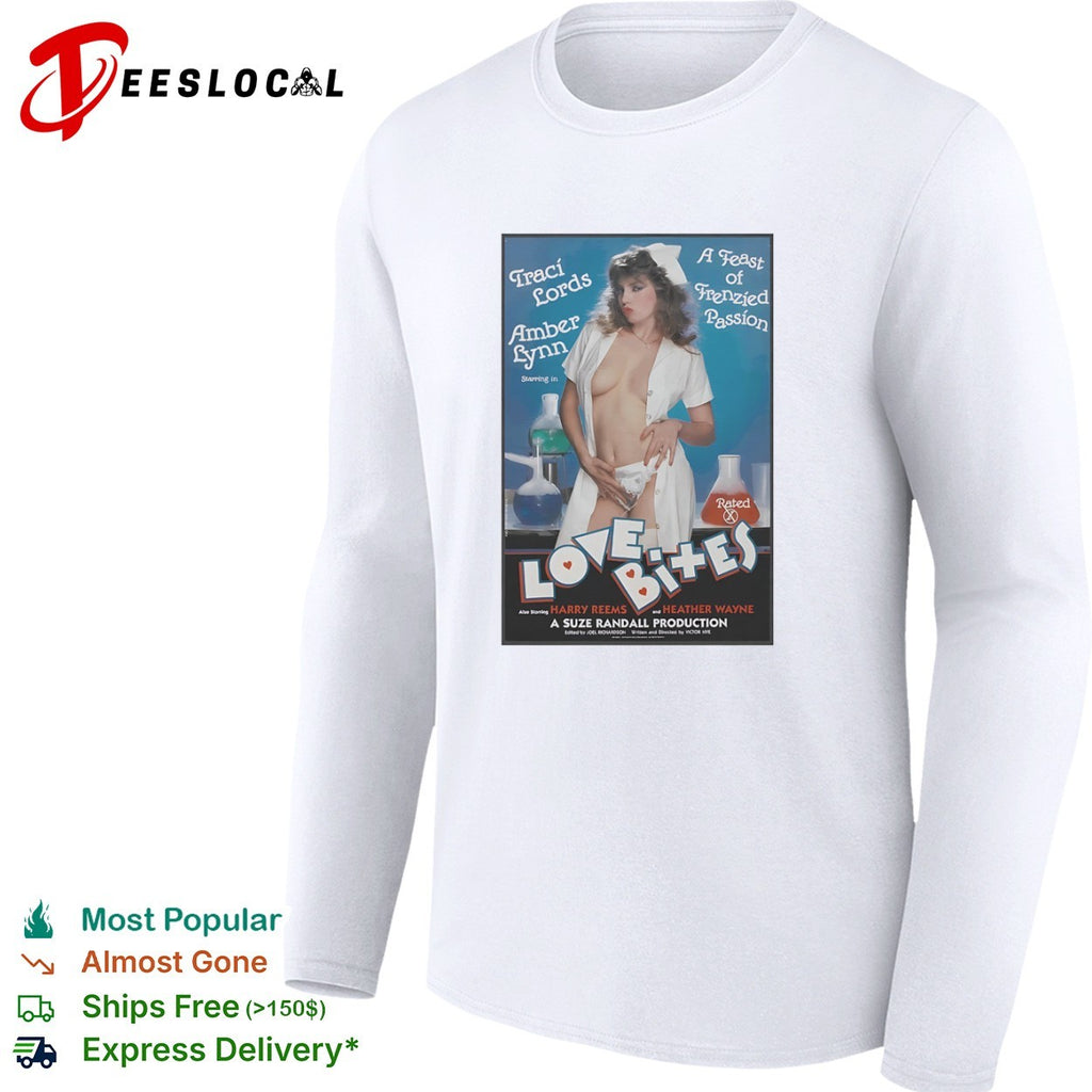 Traci Lords Amber Lynn Love Bites Harry Reems Heather Wayne Suze Randall shirt