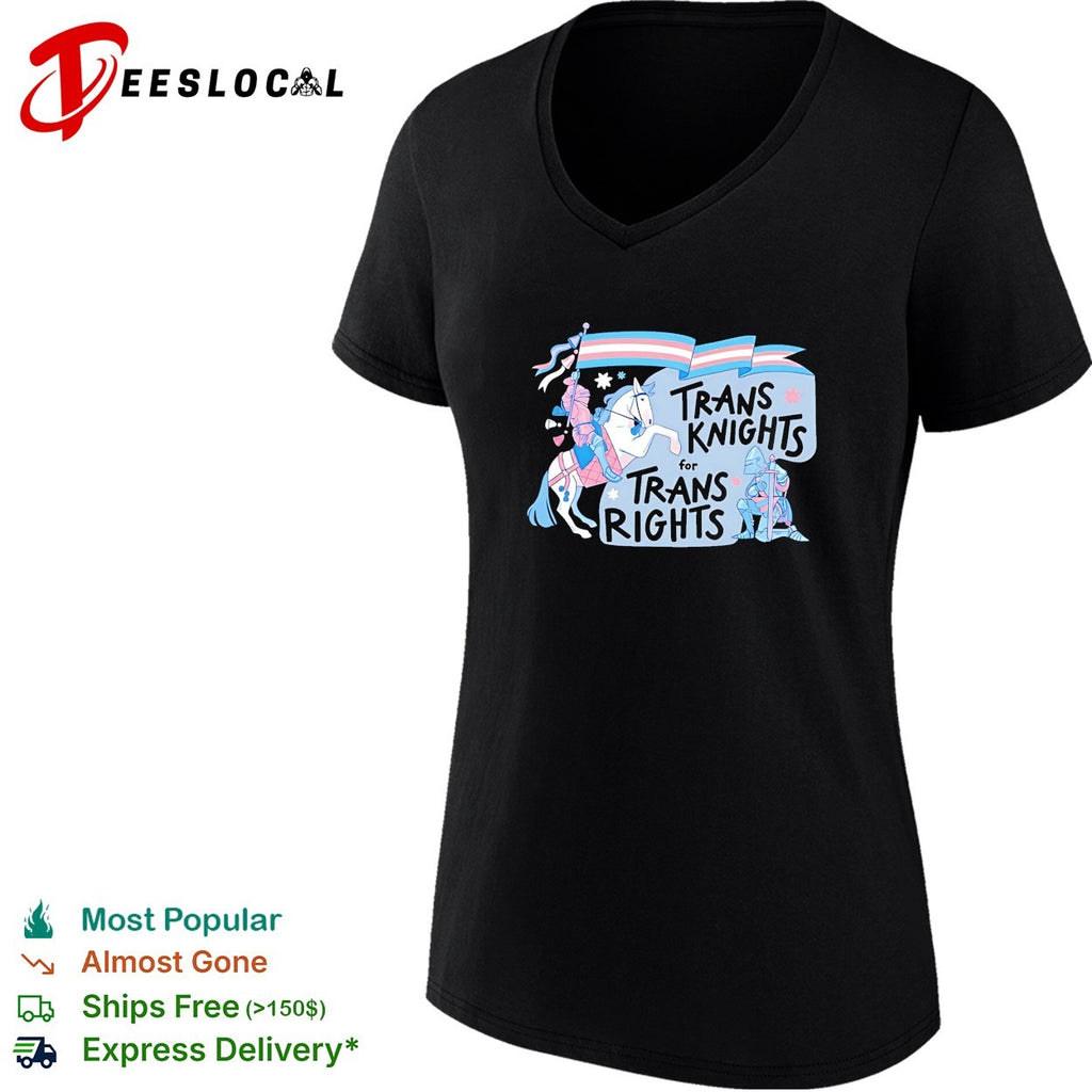 Trans knights for trans rights unicorn shirt