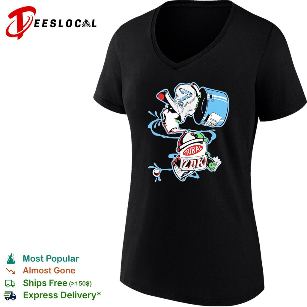 Tribal ZDK Spraying Paint art logo shirt