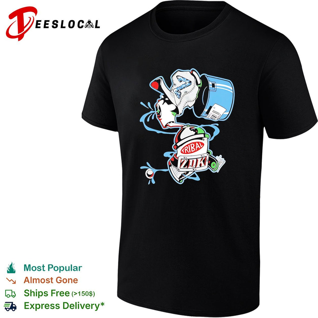 Tribal ZDK Spraying Paint art logo shirt