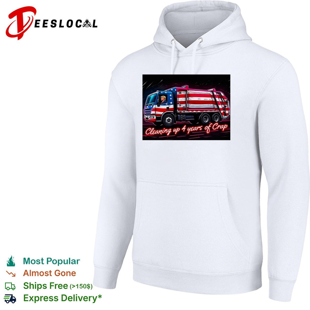 Trump garbage truck cleaning up 4 years of crap political shirt