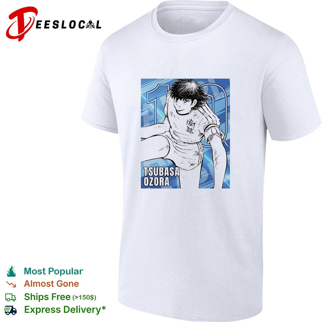 Tsubasa Ozora Nankatsu Sc Fc Captain Tsubasa Anime Manga Series Number 10 shirt