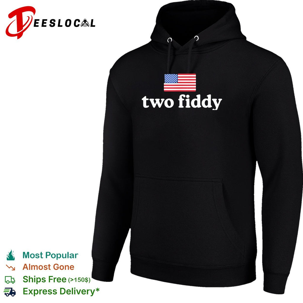 Two Fiddy USA flag Shirt
