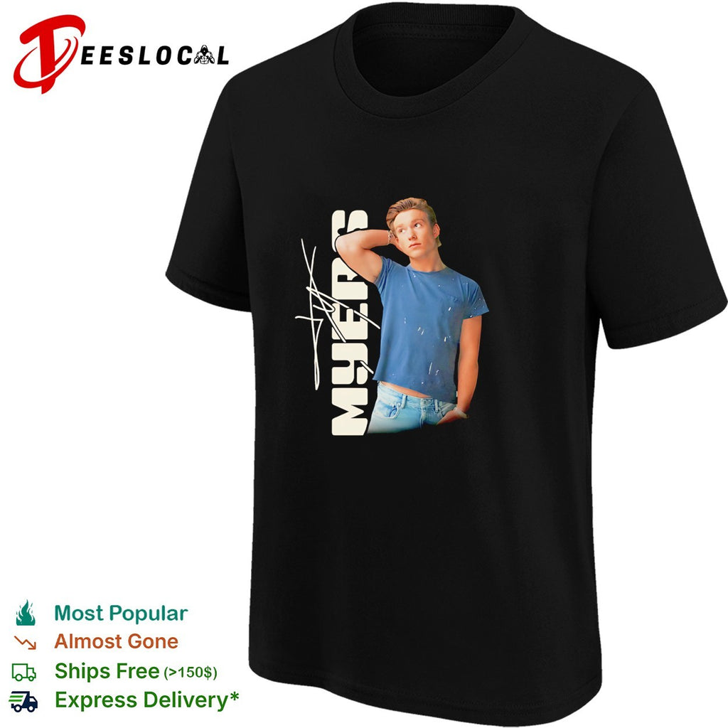 Ty Myers Black Photo Legal Tour signature shirt