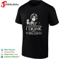 Tyrion Lannister Game of Thrones holding wine glass thats what I do I drink and I know things shirt