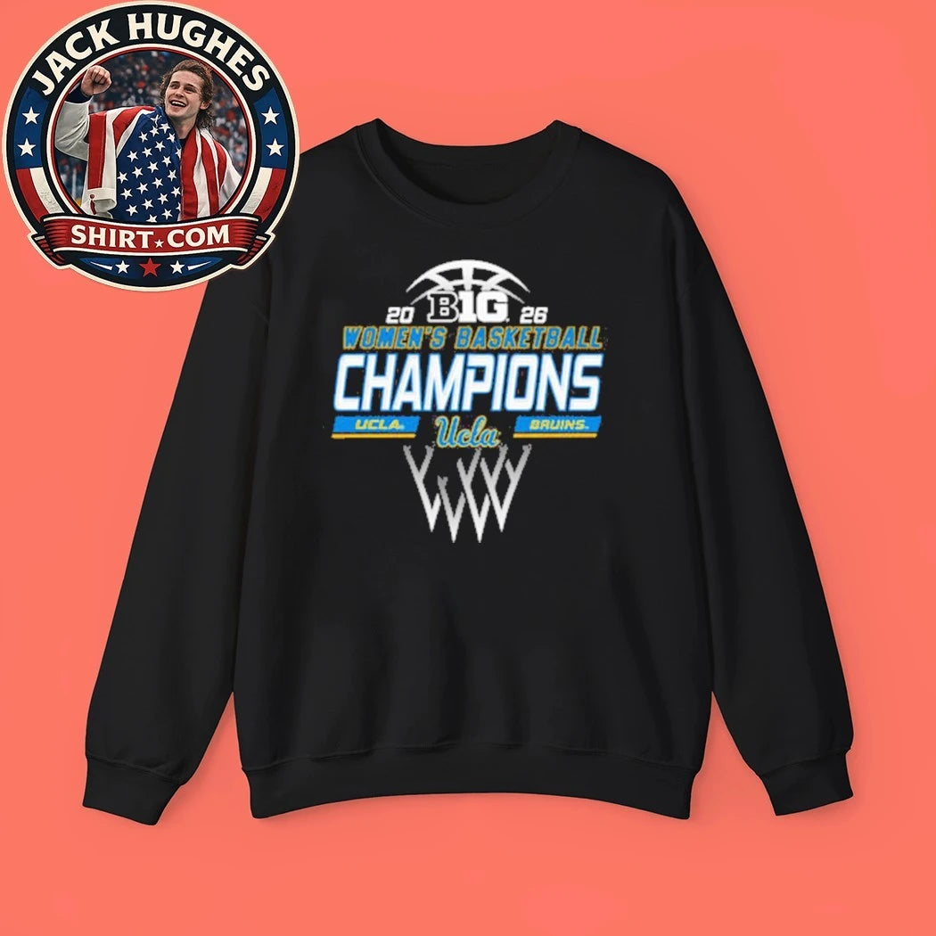 UCLA Bruins 2026 Big Ten Women’s Basketball Regular Season Champions Logo Shirt