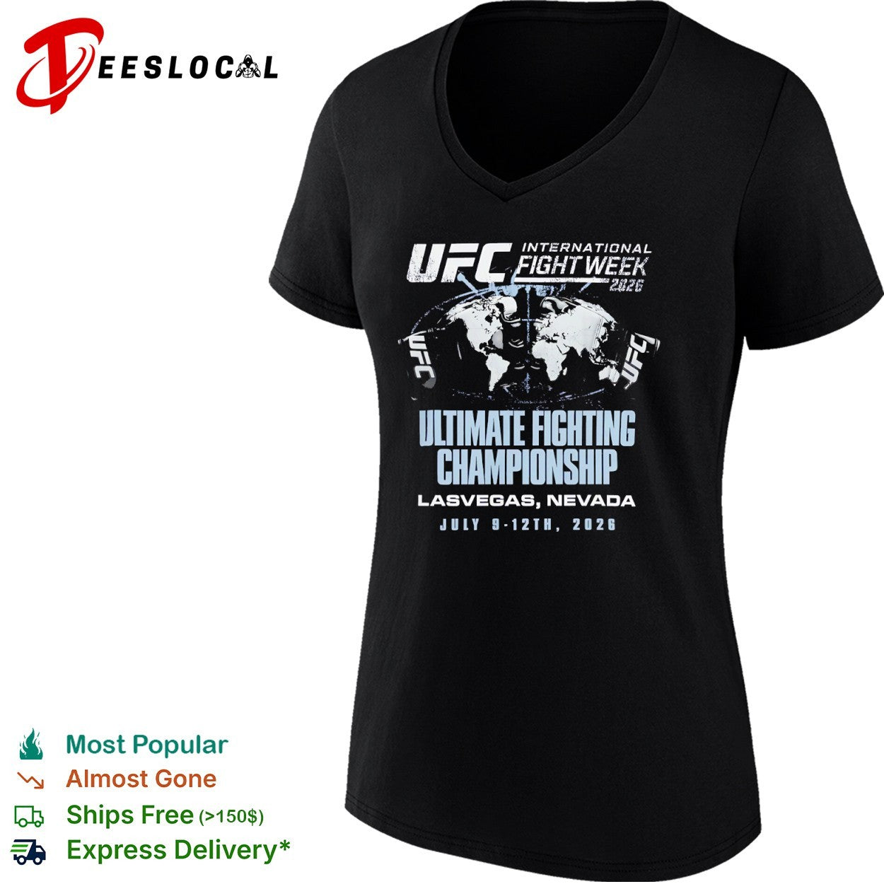 UFC International Fight Week 2026 Ultimate Fighting Championship Las Vegas Nevada shirt