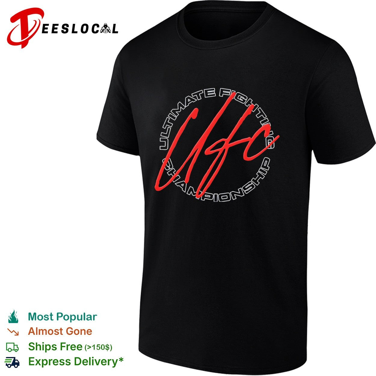 UFC Ultimate Fighting Championship red shirt