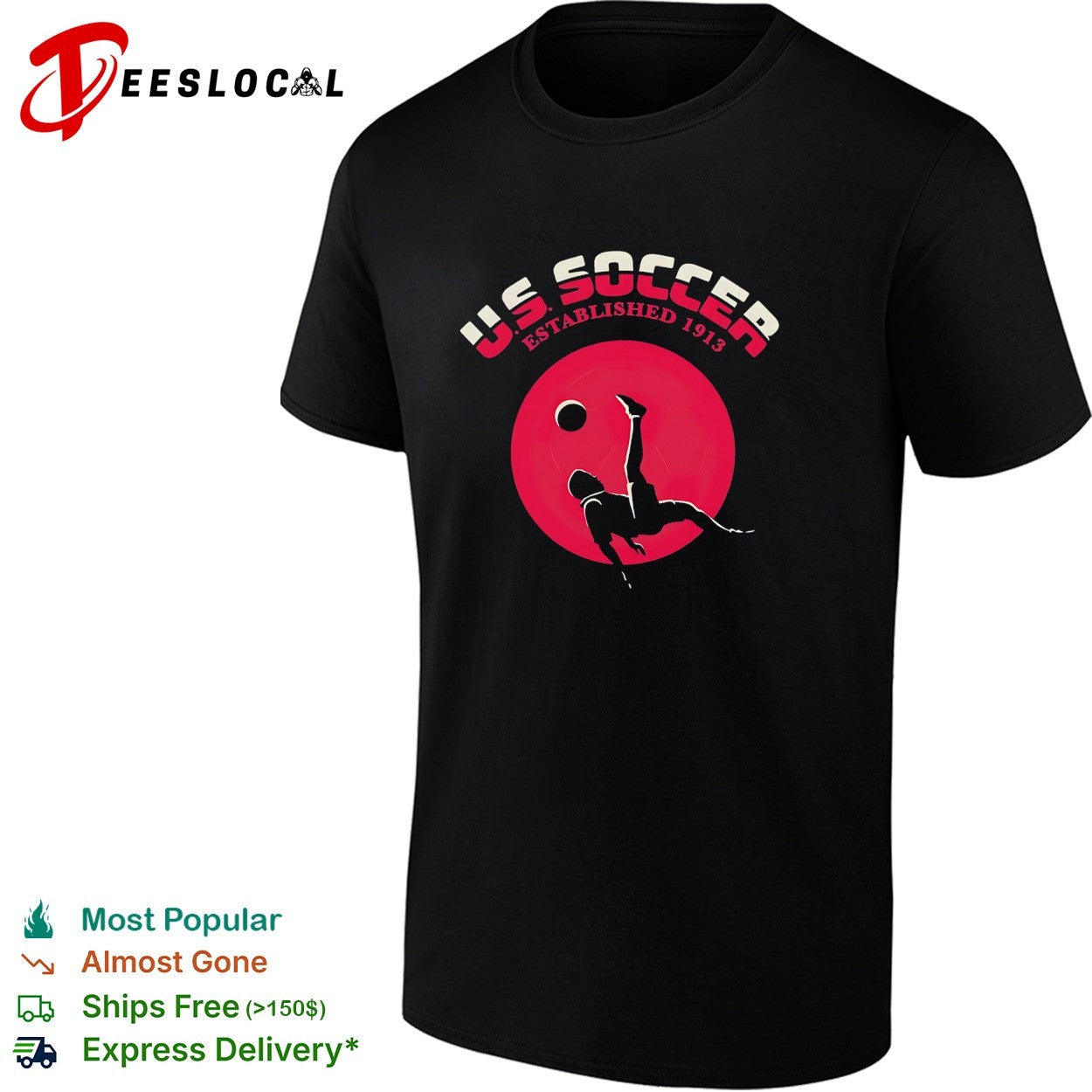 US Soccer established 1913 vintage shirt