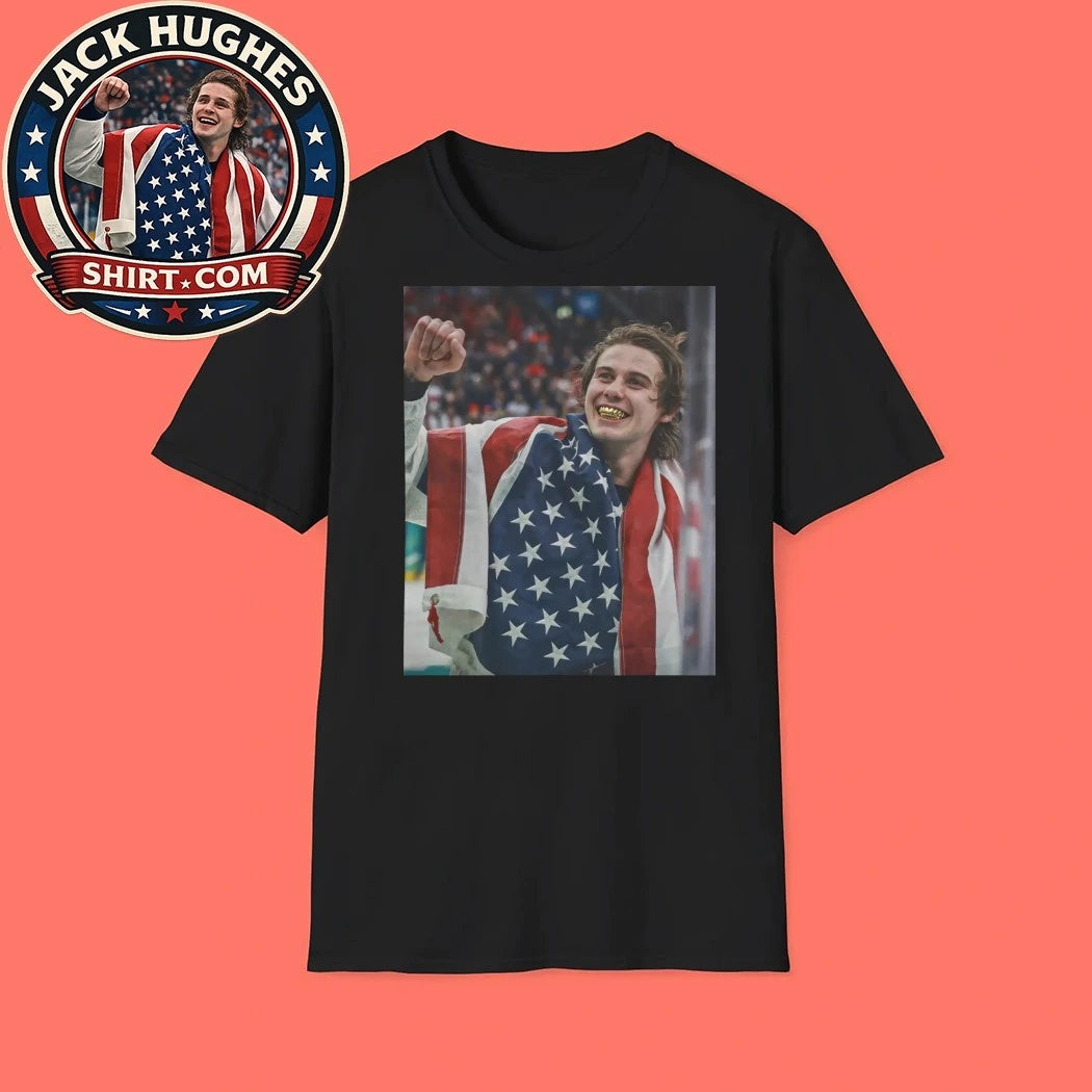 USA Champions Jack Hughes Womens Shirt