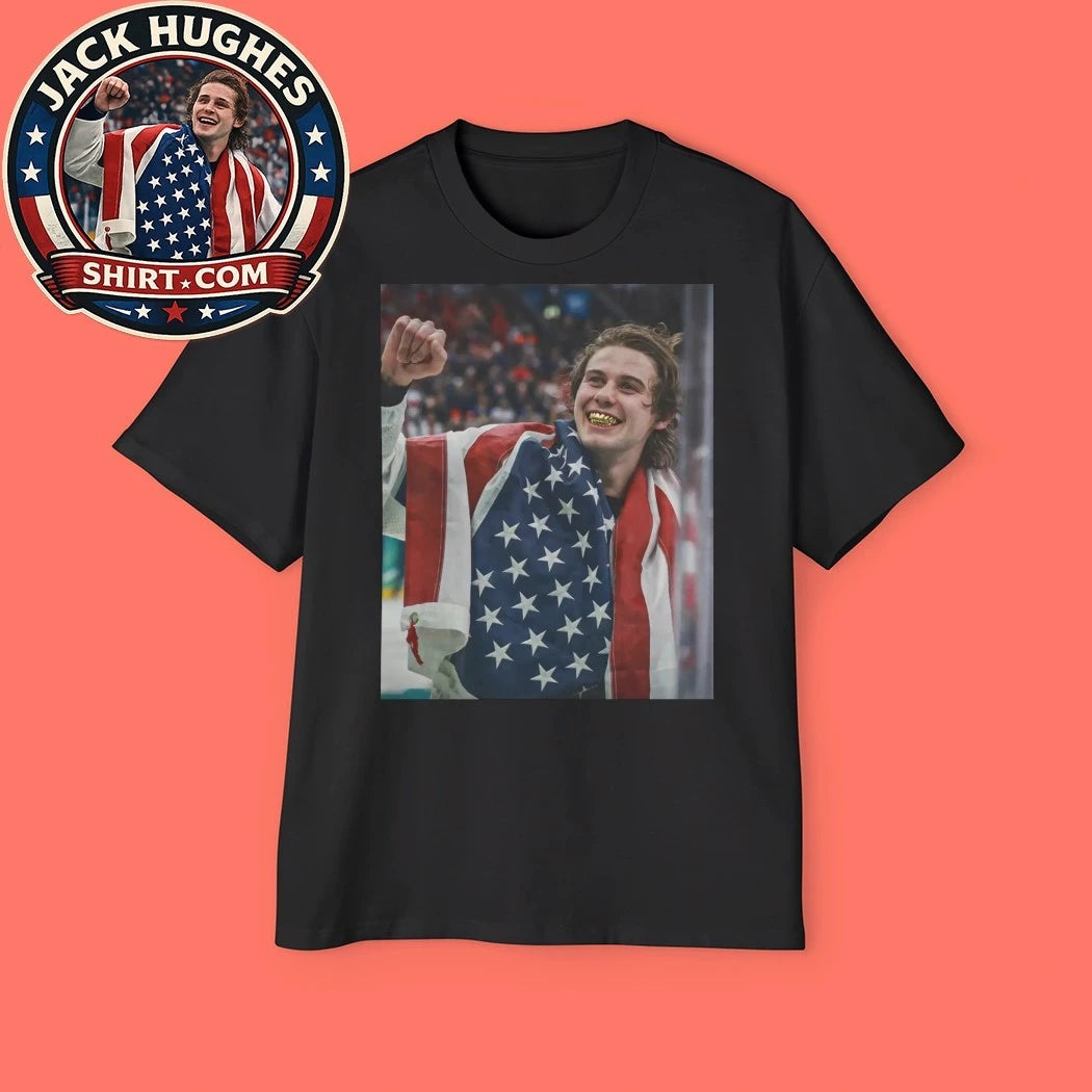 USA Champions Jack Hughes Womens Shirt