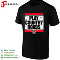 USA Soccer play country roads ball shirt