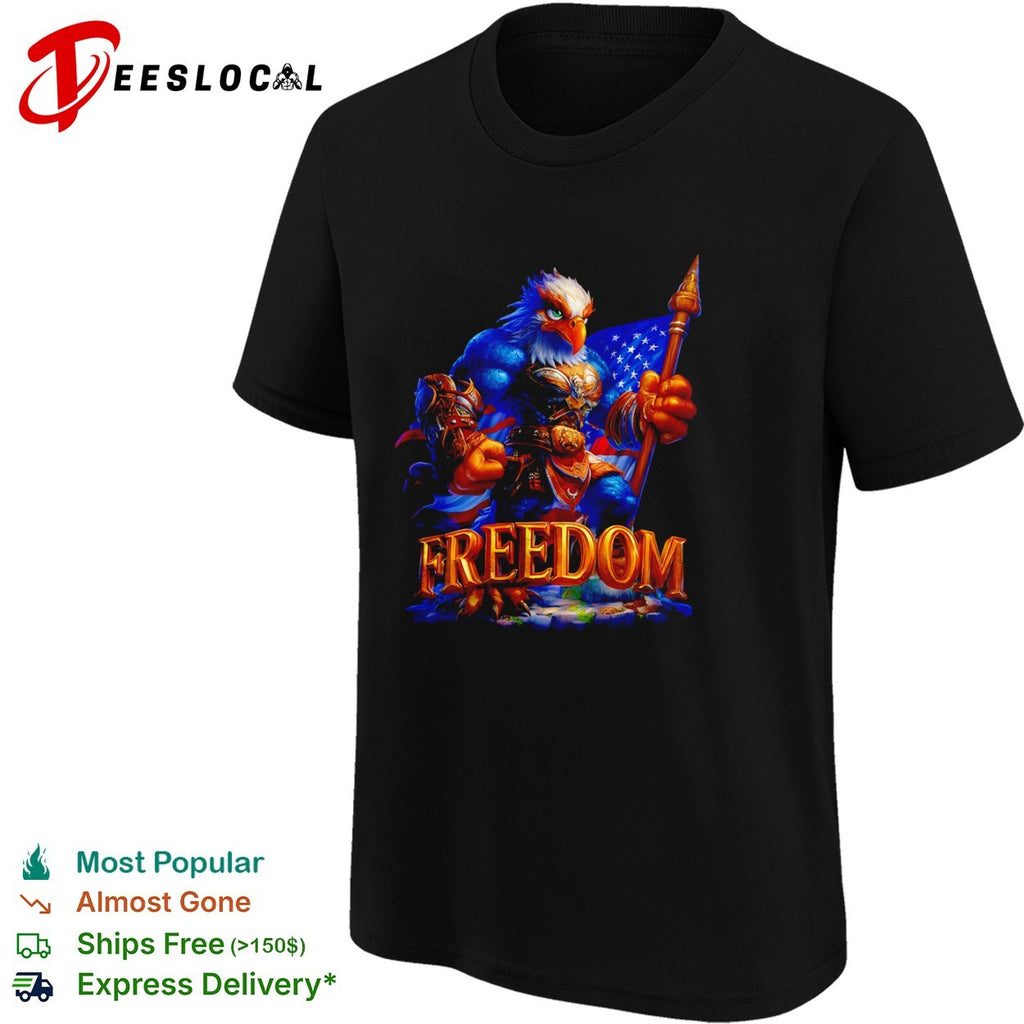 USA freedom bald eagle shirt