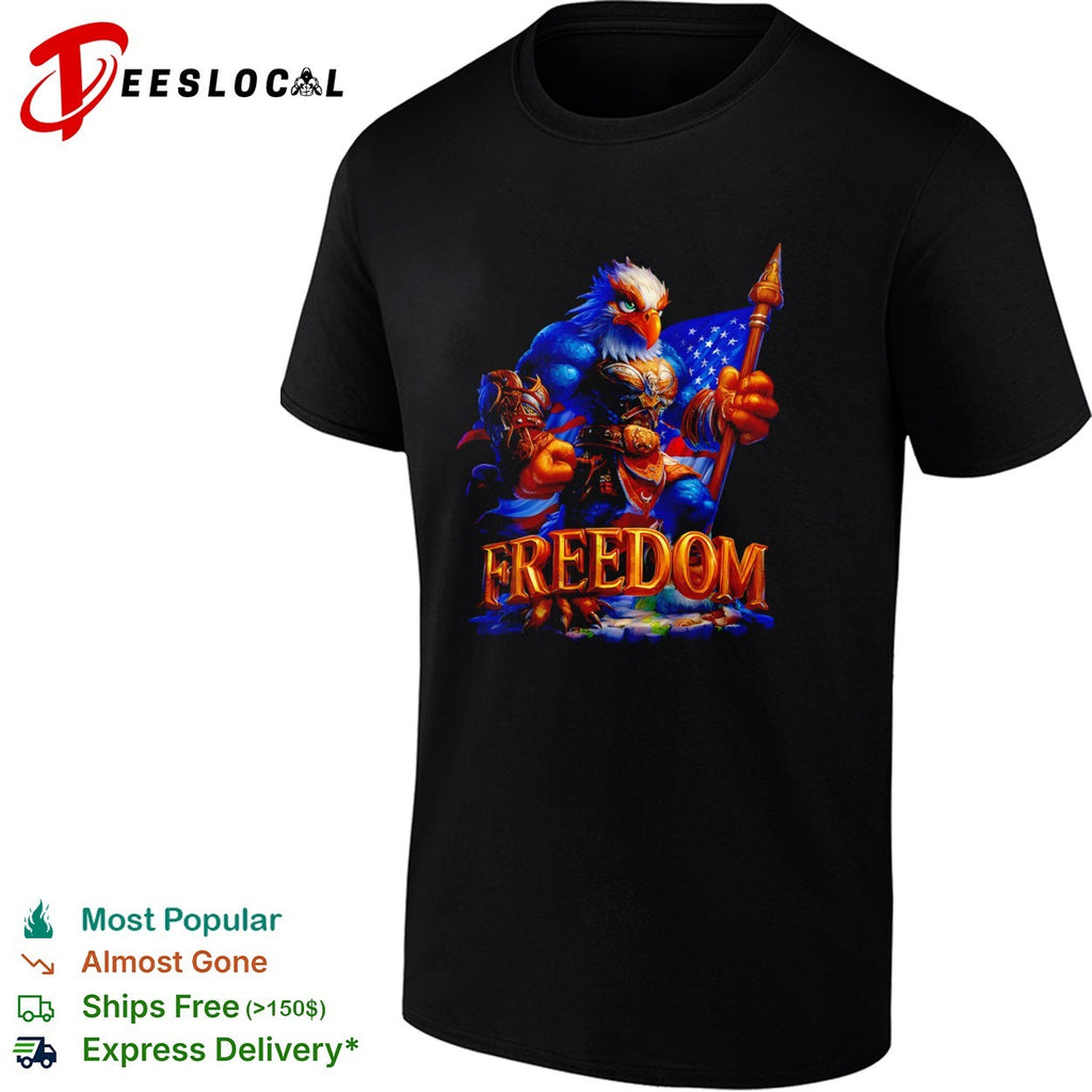 USA freedom bald eagle shirt