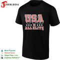 USA is all elite AEW wrestling promotional logo shirt