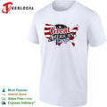 USA map great American penis flag shirt