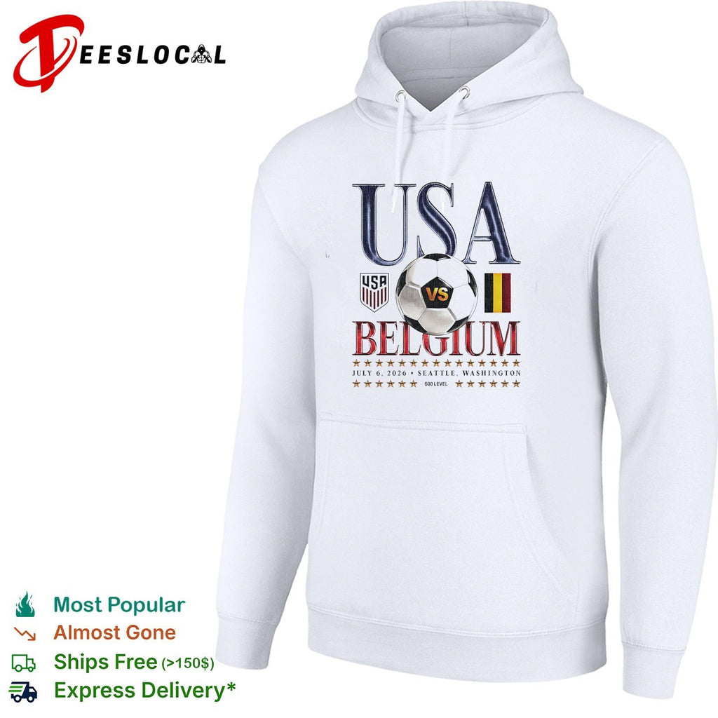 USA vs Belgium July 6 2026 Seattle Washington soccer shirt