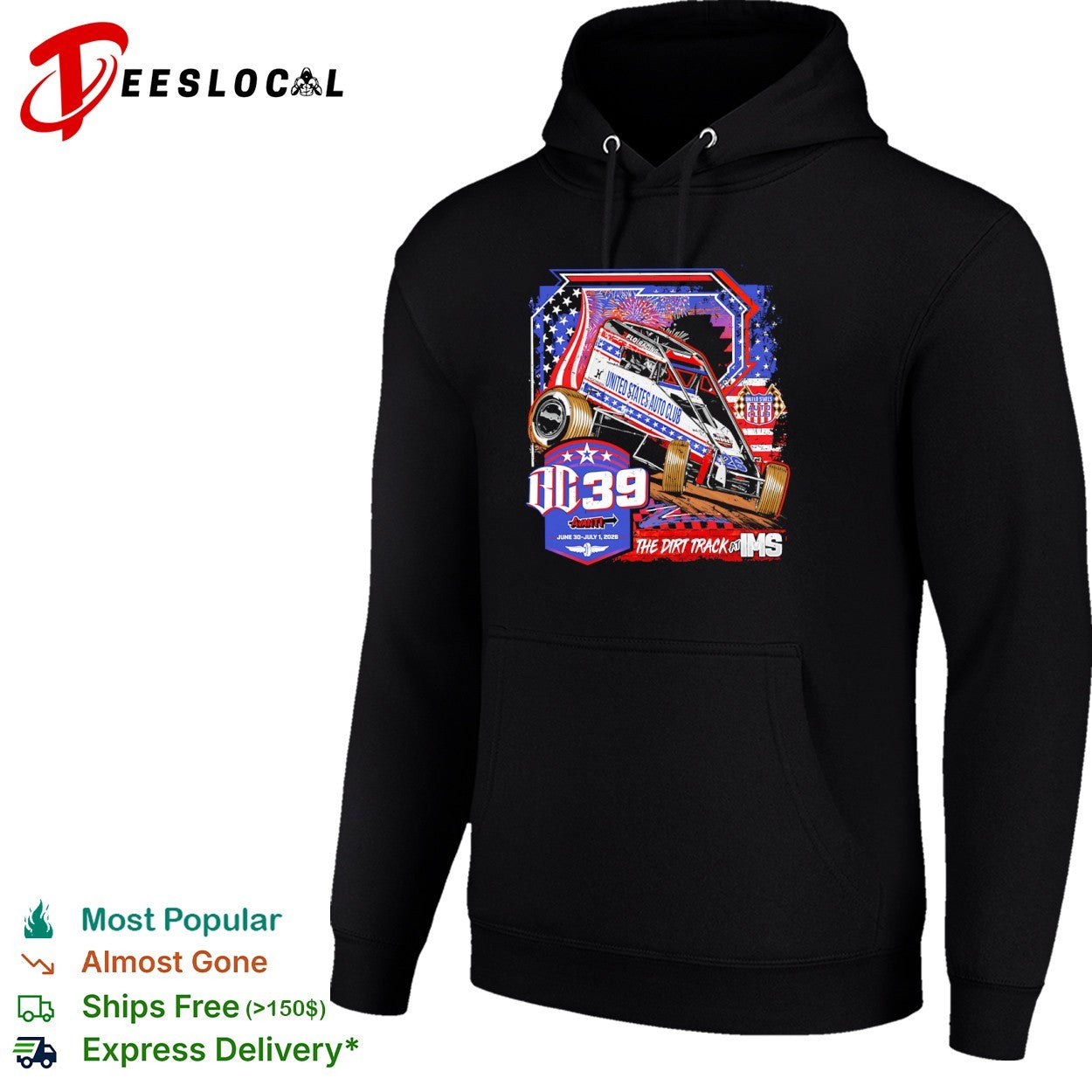 USAC BC39 Midget Racing The Dirt Track at IMS June 30 July 1 2026 shirt