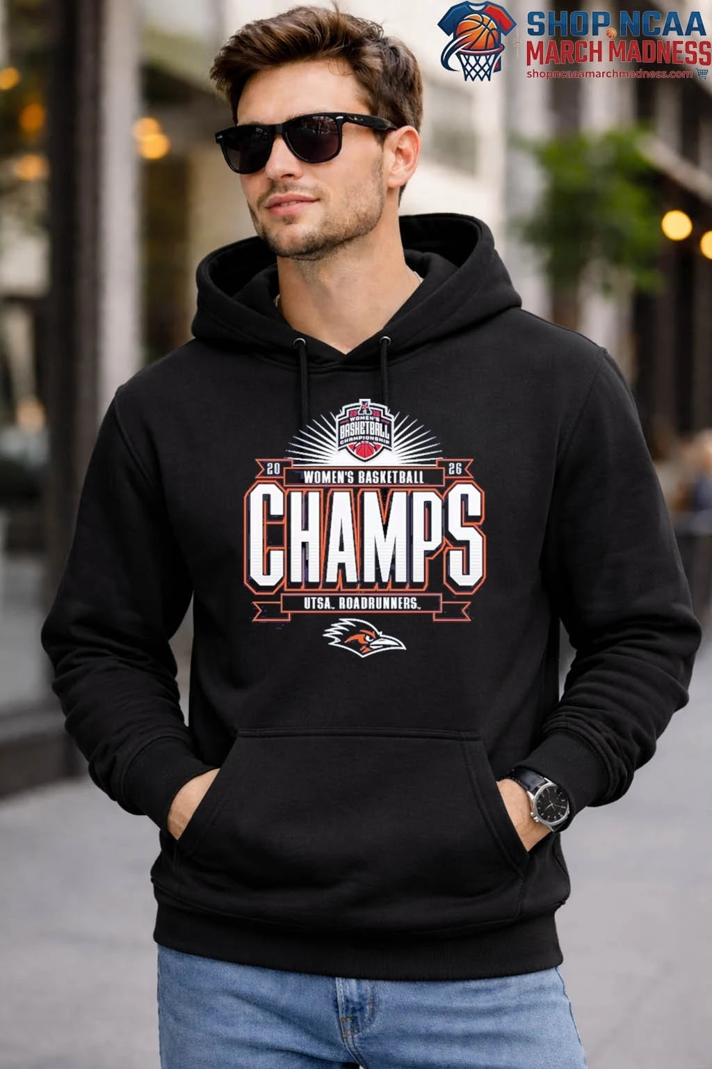 UTSA Roadrunners 2026 American Conference Women’s Basketball Tournament Champions T-Shirt