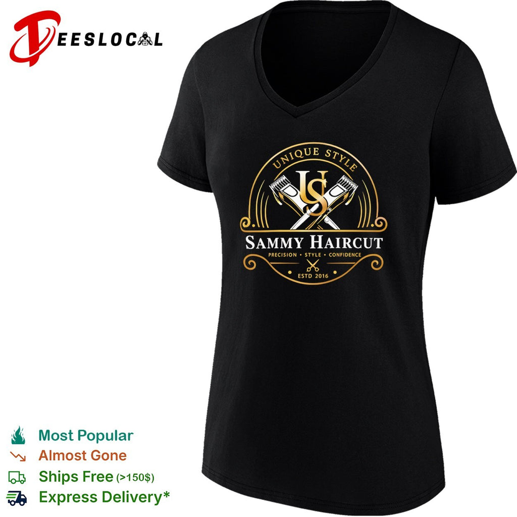 Unique Style Sammy Haircut Precision Style Confidence Estd 2016 shirt