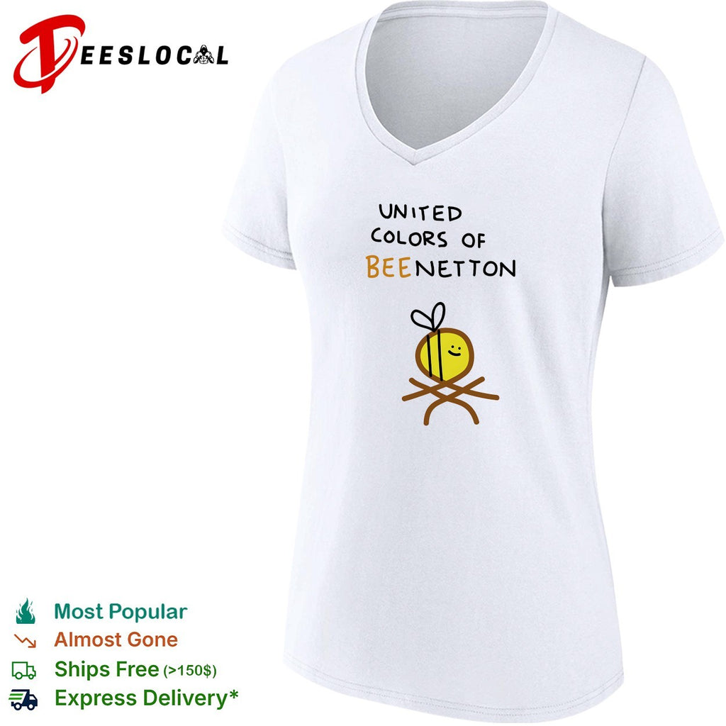United Colors of Bee Netton bee logo shirt