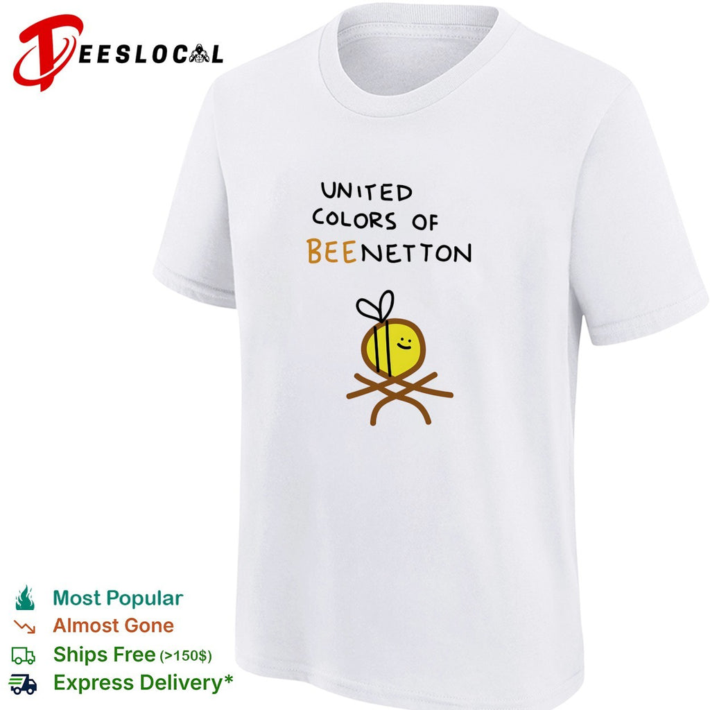 United Colors of Bee Netton bee logo shirt