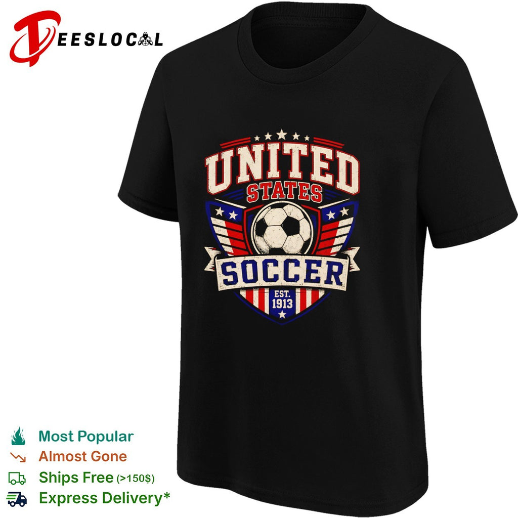 United States Soccer Est 1913 American Sport National shirt