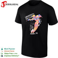 University Ski Club Austin TX skier neon colors 80s shirt