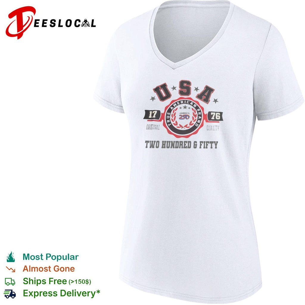 Usa 1776 true american brand America 250 two hundred and fifty shirt
