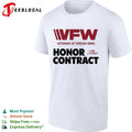 VFW Veterans of Foreign Wars honor the contract logo shirt