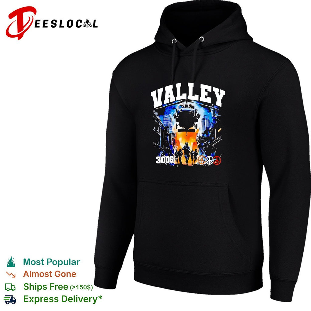 Valley 3006 peace squad graphic shirt