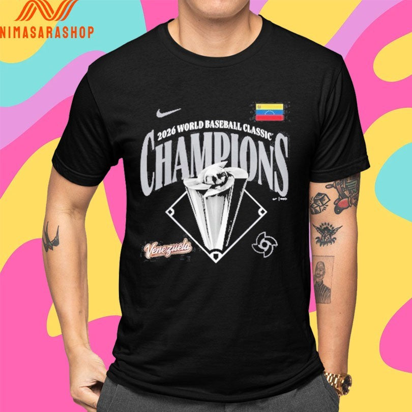 Venezuela Baseball 2026 World Baseball Classic Champions Shirts