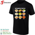 Vietnamese food 101 pho bo banh mi bun cha goi cuon banh xeo shirt