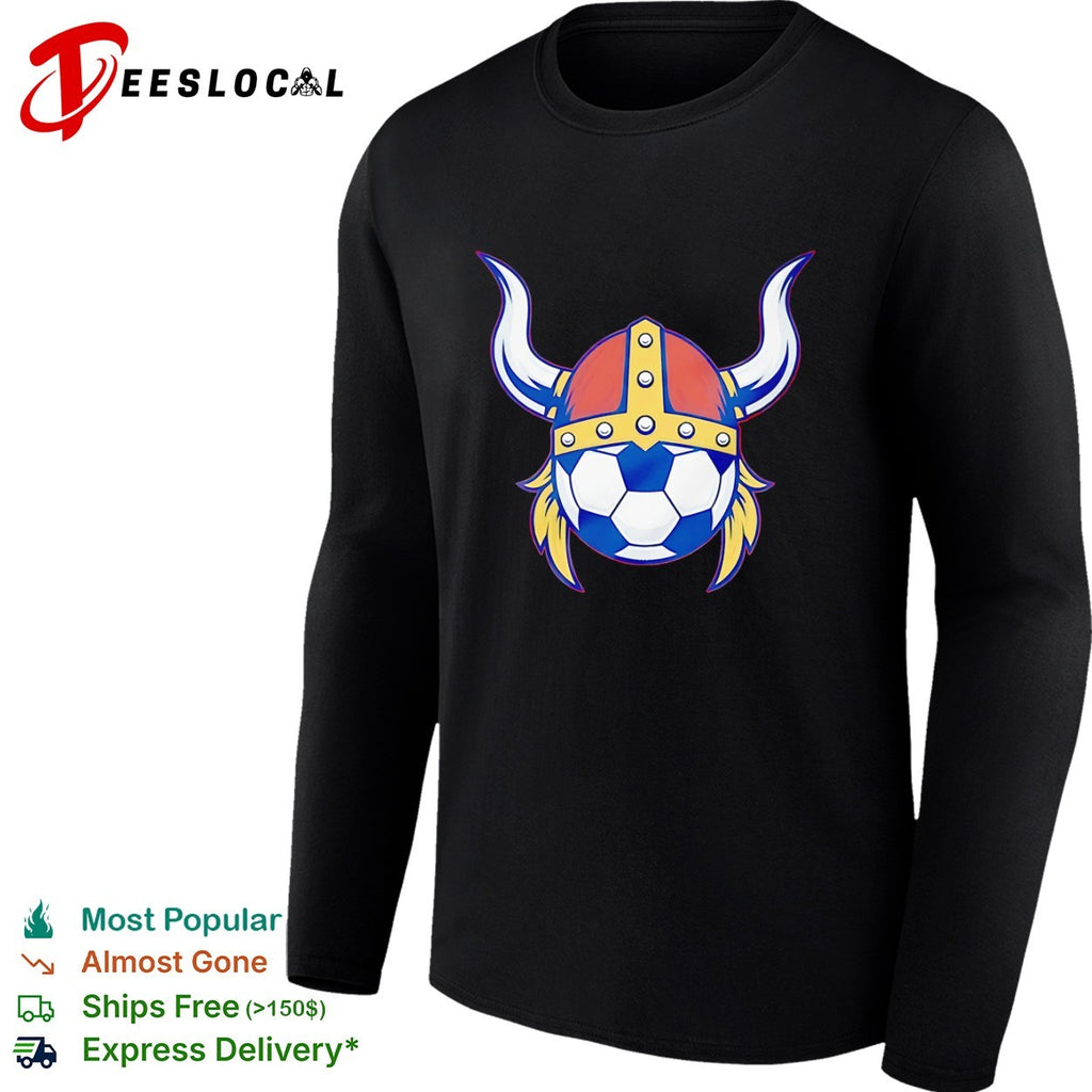 Viking Soccer Helmet Football Sports Shirt