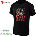 Vincent Valentine from Final Fantasy VII holding his triple-barrel revolver Lock n Load shirt