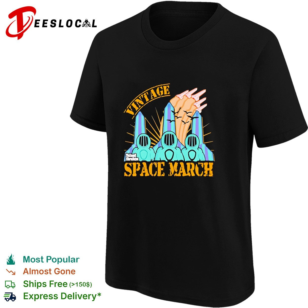 Vintage Space March Astronauts astronaut shirt