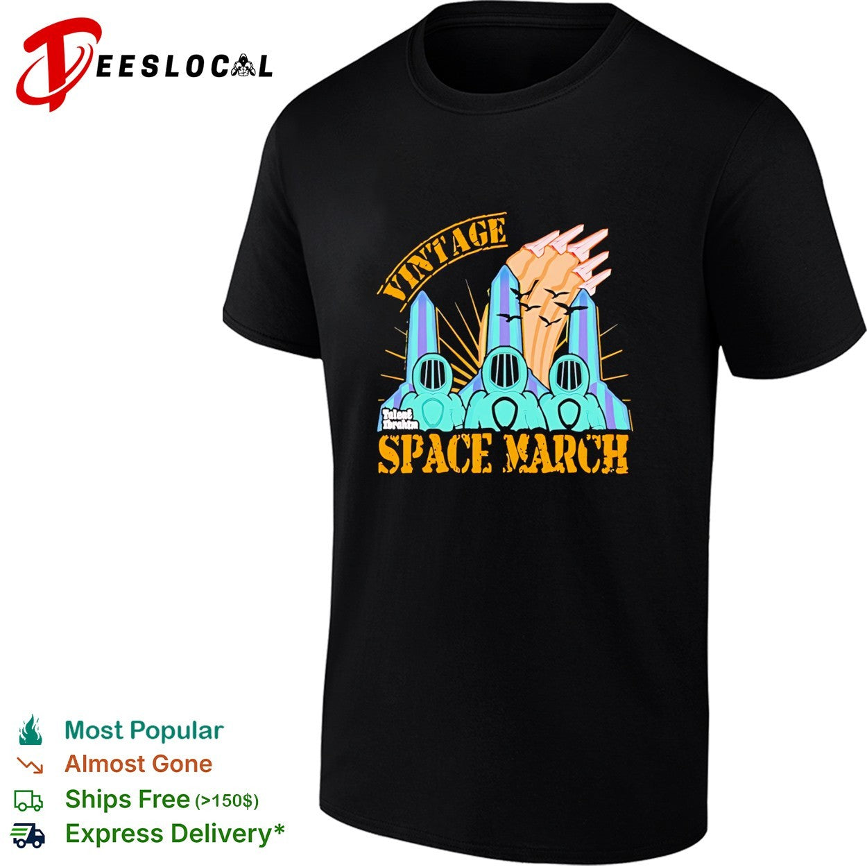 Vintage Space March Astronauts astronaut shirt