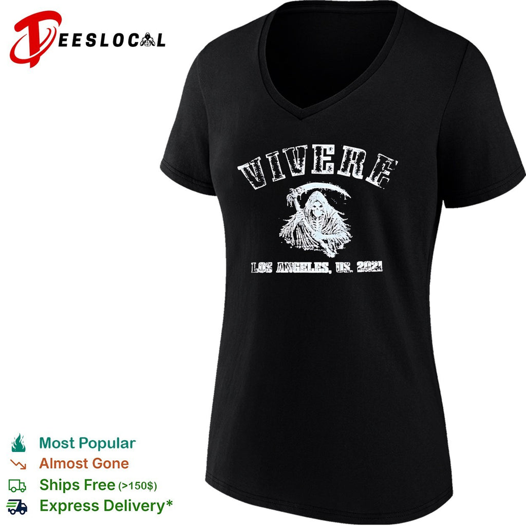 Vivere Los Angeles 2021 Grim Reaper scythe shirt