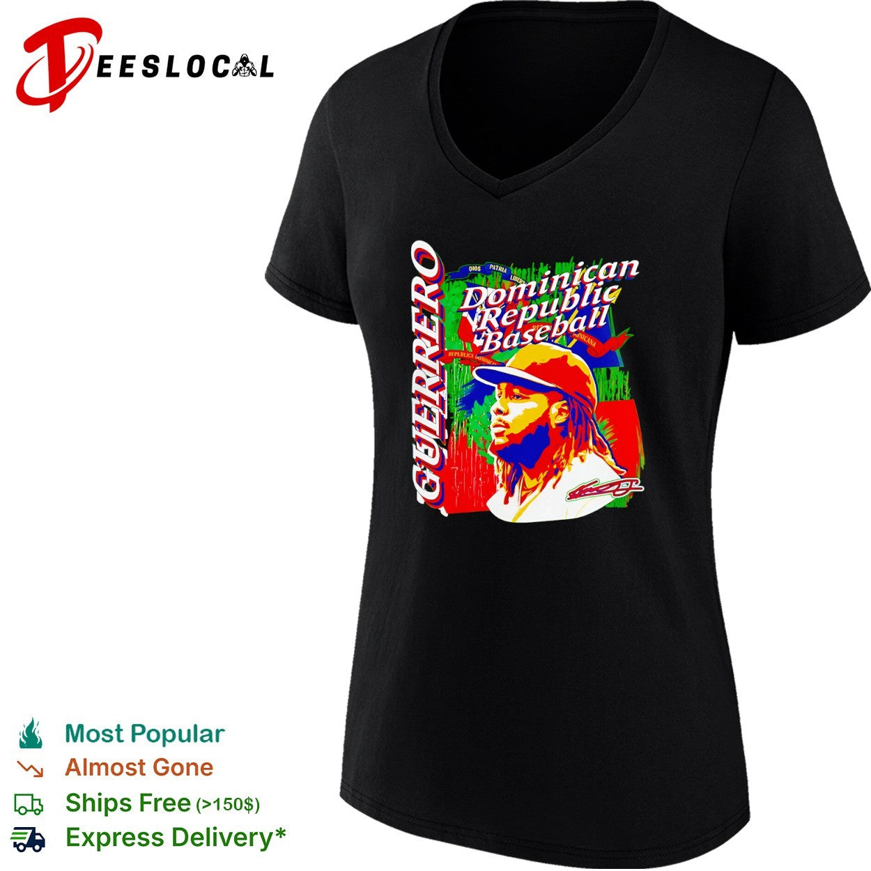 Vladimir Guerrero Jr Dominican Republic Baseball Guerrero Dios Patria Libertad shirt