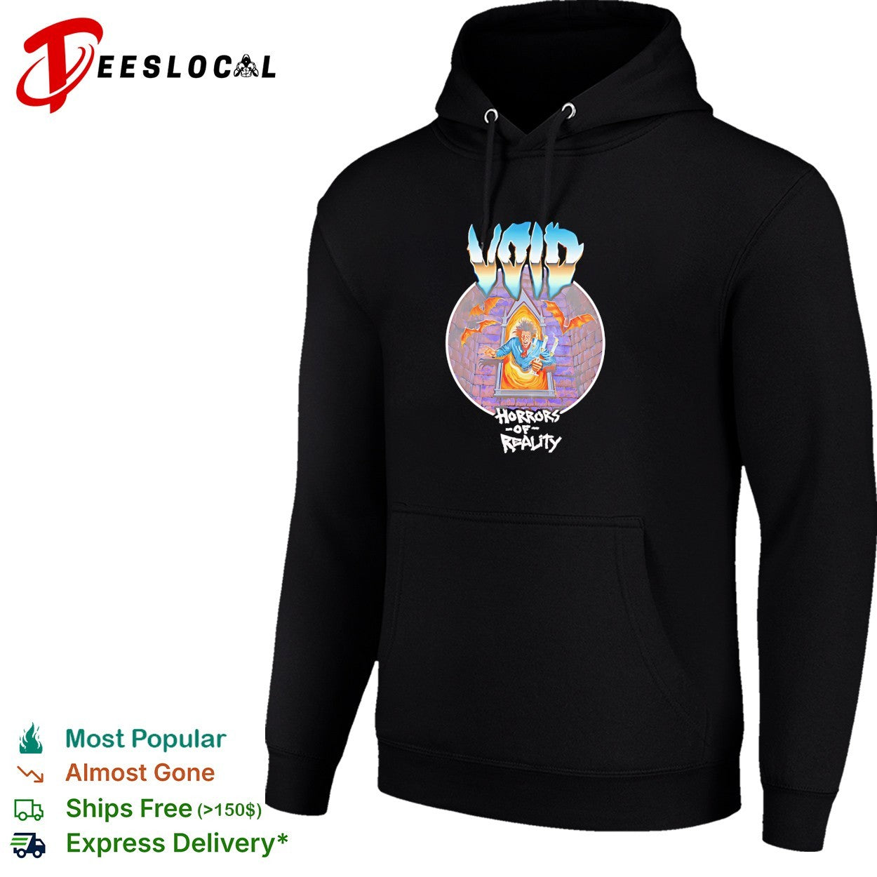 Void Horrors of Reality man in doorway bats vintage shirt