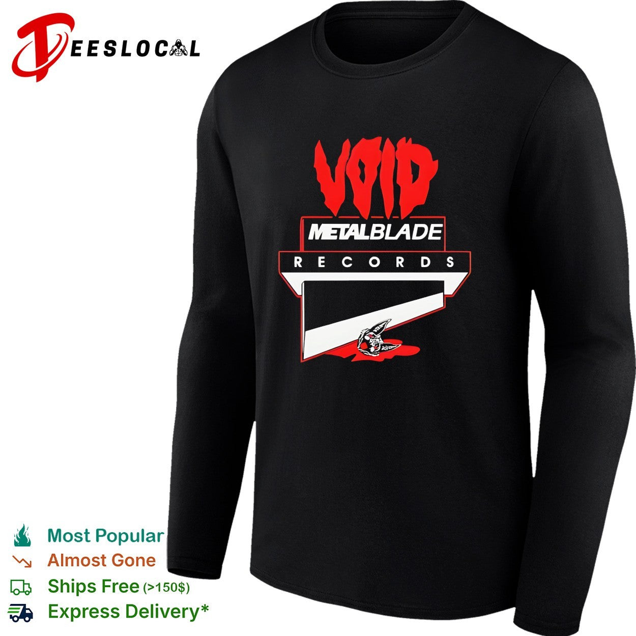 Void Metal Blade Records band label shirt