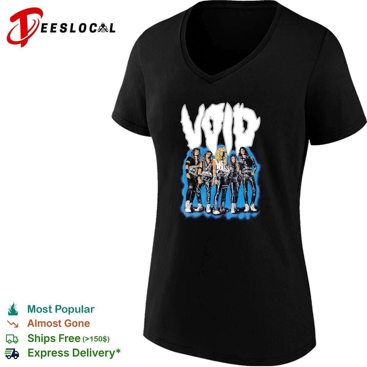Void heavy metal band members photo vintage shirt